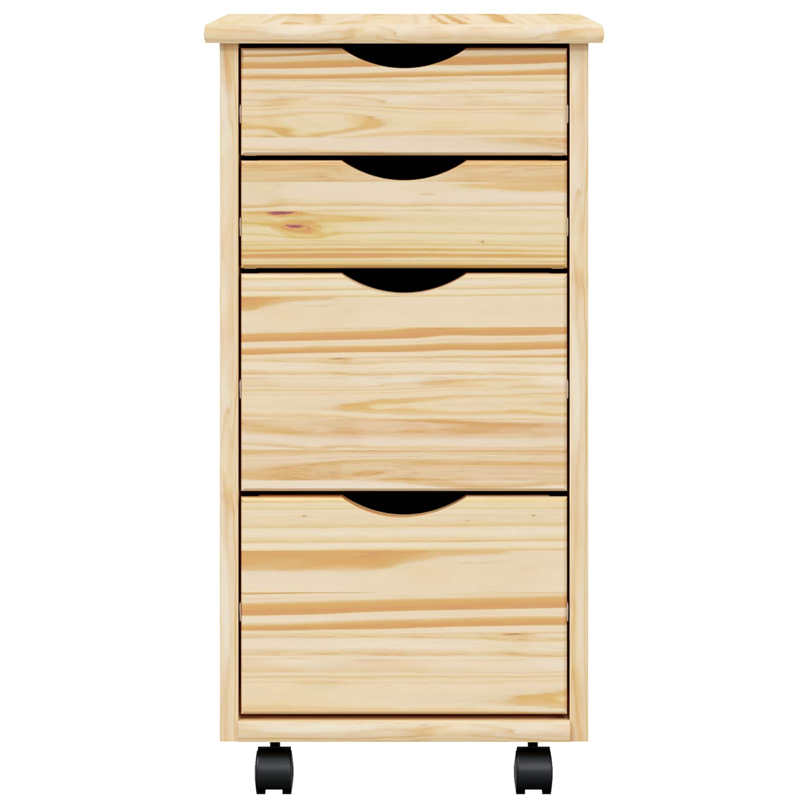 Mobilna omarica s pisalno mizo MOSS Jasen lak 34 x 39 x 65,5 cm - slika 5