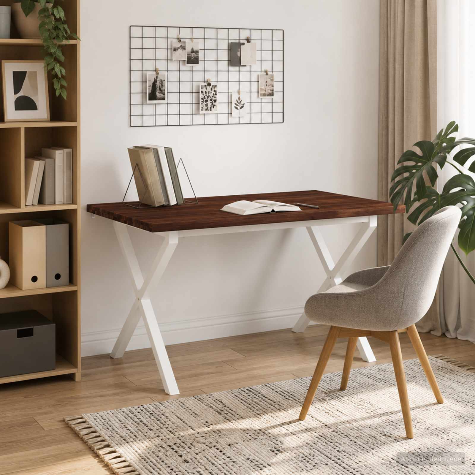 vidaXL Firkantet spisebord 120 x 80 x 75 cm Solid akasietre