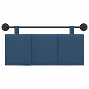 Závěsné čelo postele Modrá Textil - obrázek 5