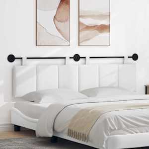 Viseče vzglavje postelje Bela blago