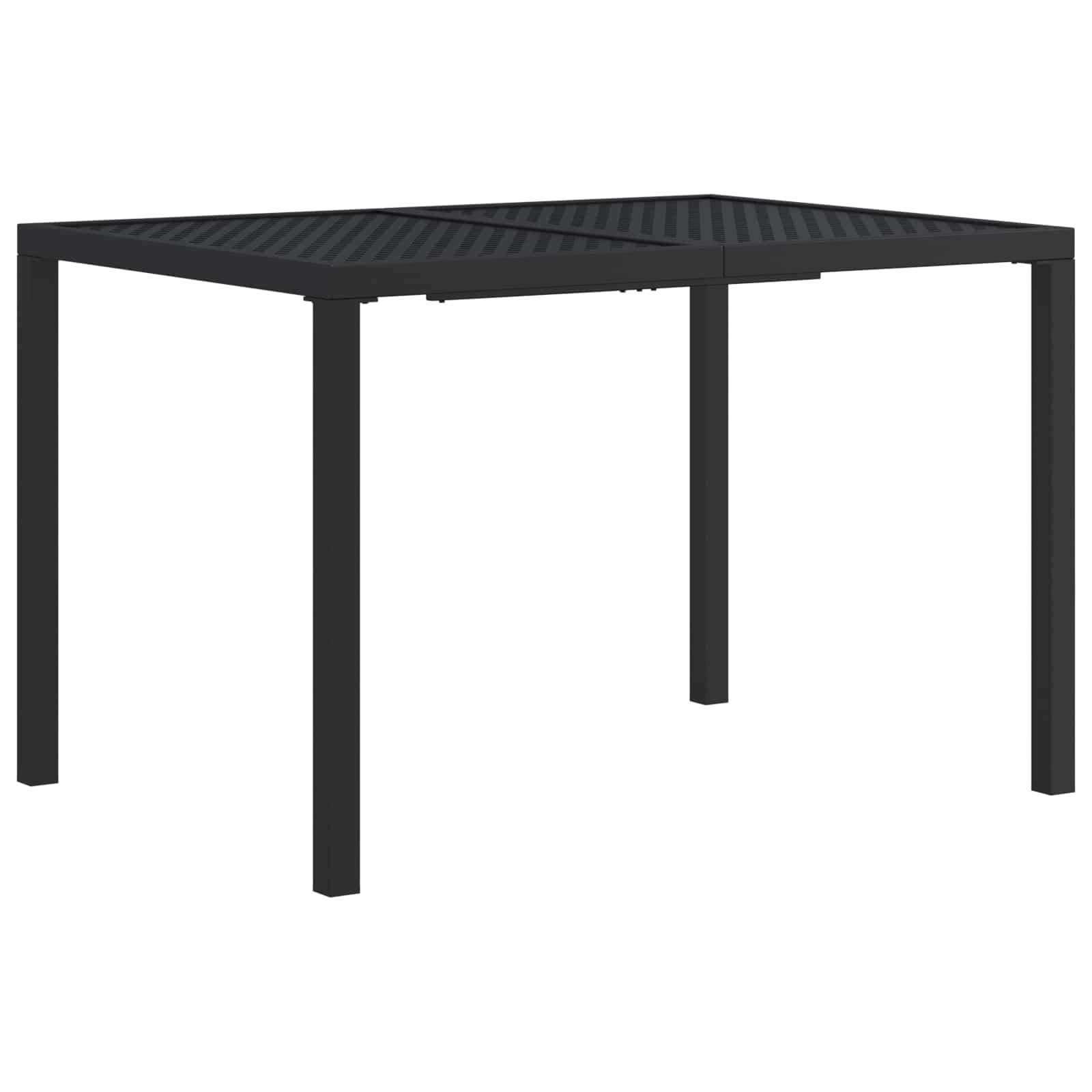 Buitenmeubelset 5 st Antracietkleurig Staal - Afbeelding 5