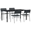 vidaXL V&auml;lis m&ouml;&ouml;bli komplekt 5 tk Antratsiit 165 x 80 x 72 cm Teras