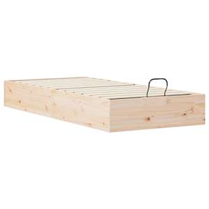 Otomanová postel s úložným prostorem Přírodní 70 x 190 cm - obrázek 6