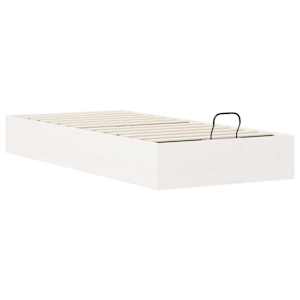 Otomanová postel s úložným prostorem Bílý 80 x 200 cm - obrázek 6
