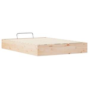 Otomanová postel s úložným prostorem Přírodní 120 x 200 cm - obrázek 7