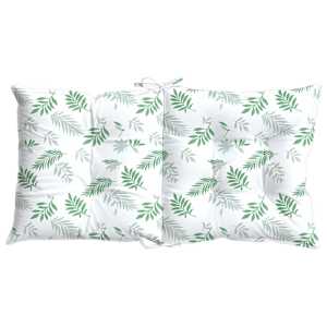 Venkovní polštář 2 pcs Jemný vzor listů 100 x 50 x 7 cm Textil - obrázek 7