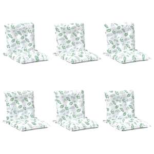 Venkovní polštář 6 pcs Bílý 100 x 50 x 7 cm textil - obrázek 2