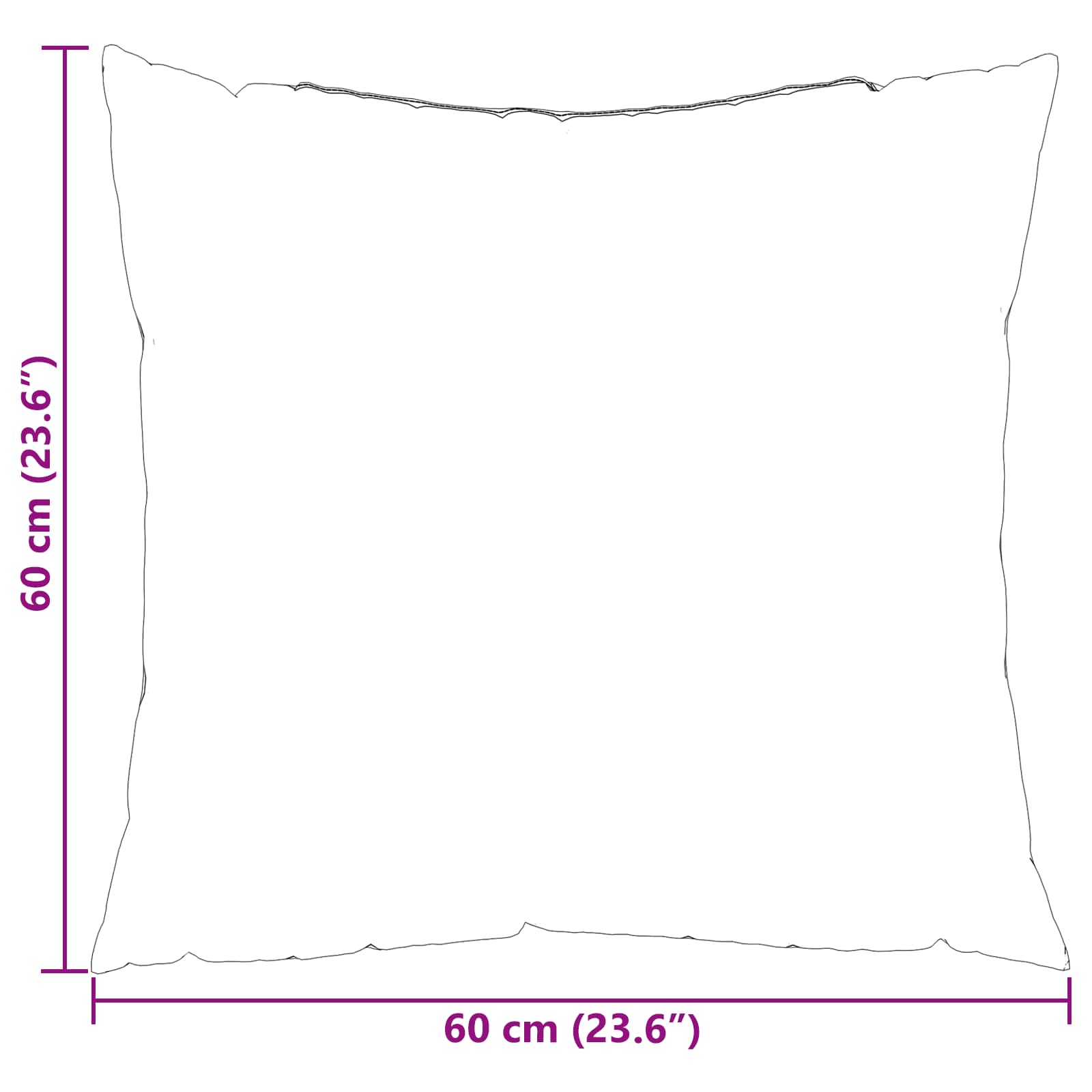 Buiten Kussen Geruit 4 pcs Grijs Ruit 60 x 60 cm Stof image 8