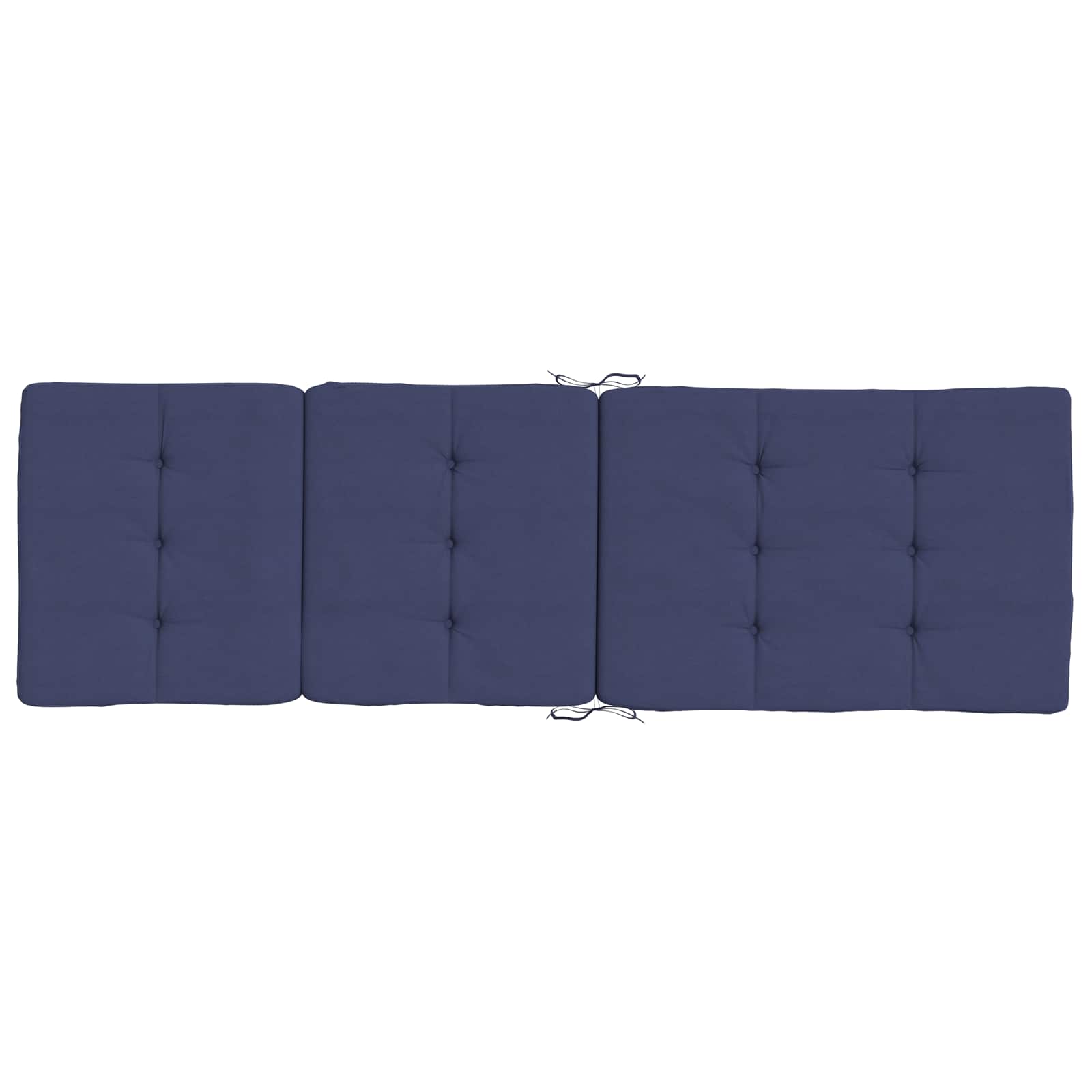 Buiten Kussen 2 pcs Marineblauw 180 x 55 x 7 cm Stof image 8