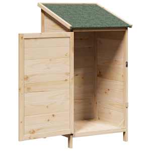 Zahradní shed Přírodní 59 x 56 x 113,5 cm Kompozitní dřevo - obrázek 3