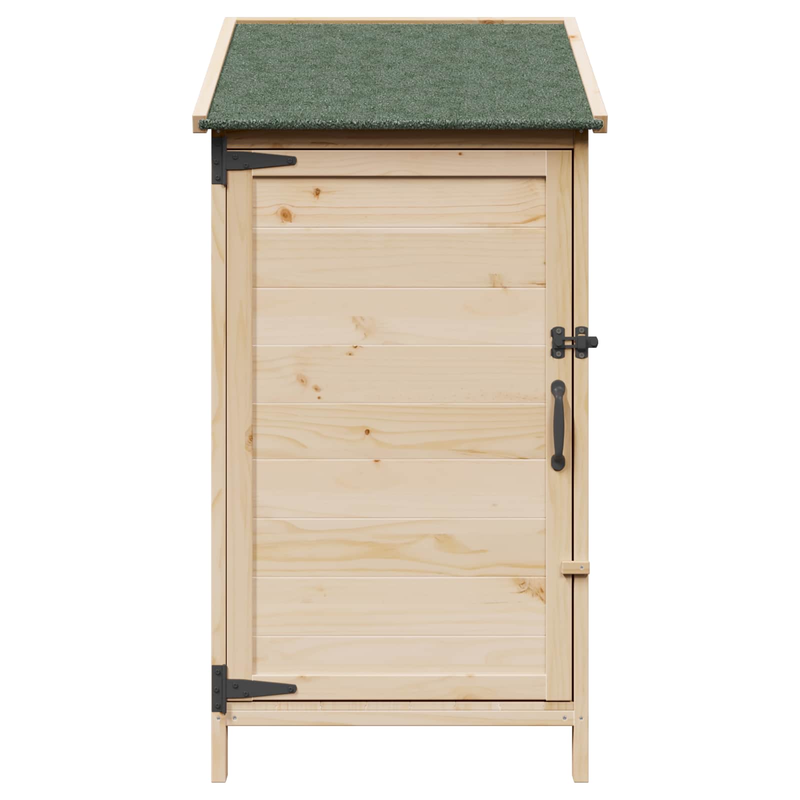 Tuinschuur Naturel 59 x 56 x 113,5 cm Bewerkt hout image 4