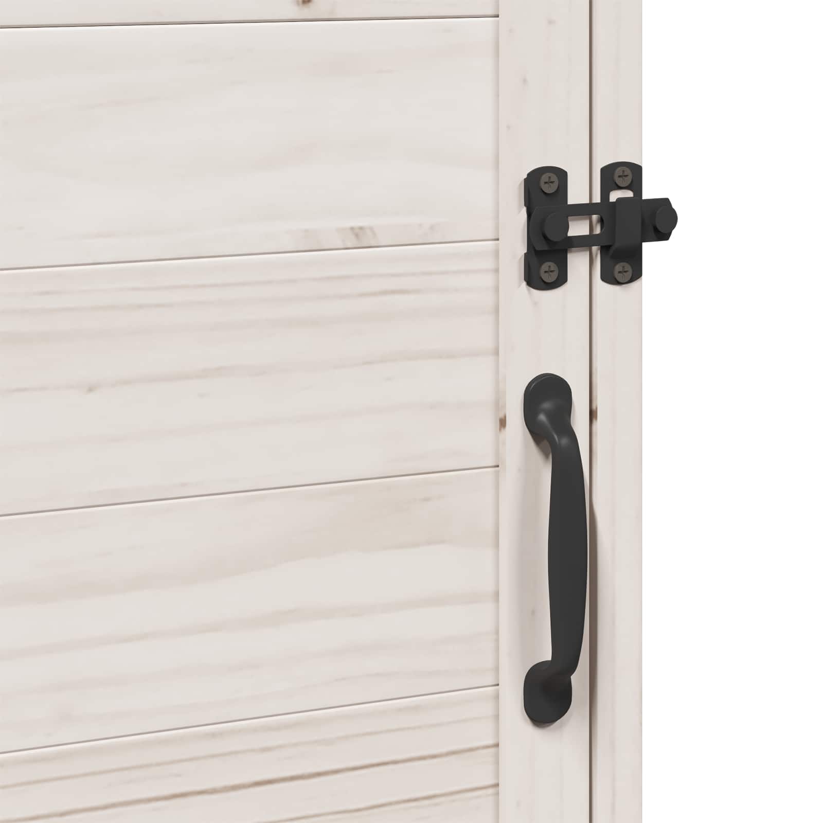 Tuinschuur Wit 59 x 56 x 113,5 cm Bewerkt hout image 9