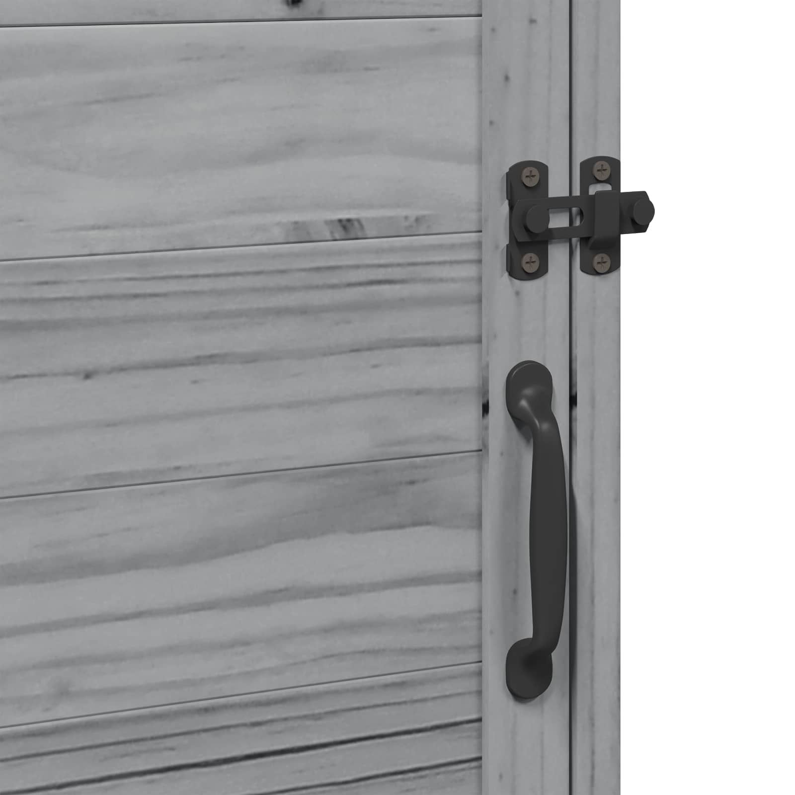 Tuinschuur Grijs 59 x 56 x 113,5 cm Bewerkt hout image 9