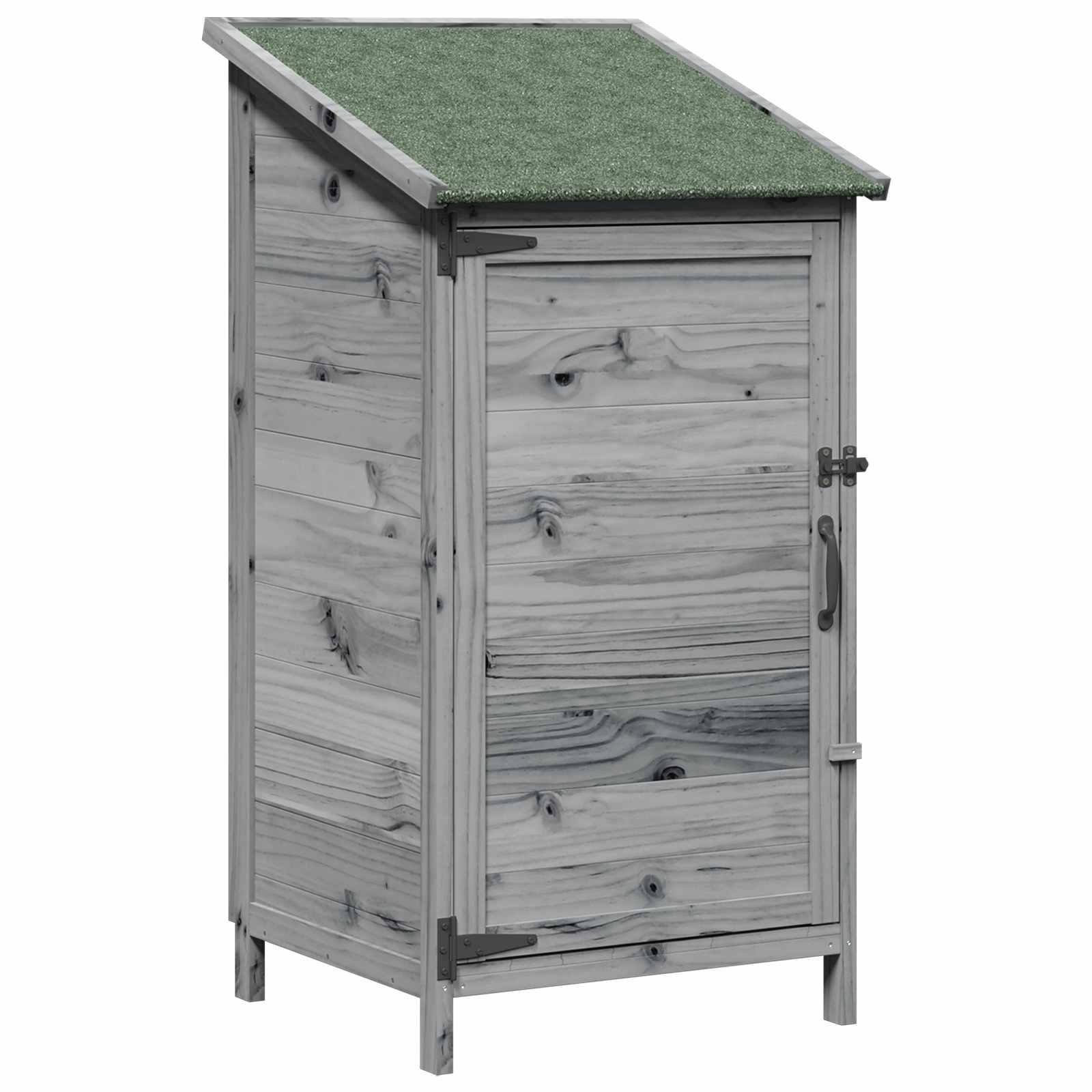 Tuinschuur Grijs 59 x 56 x 113,5 cm Bewerkt hout image 2