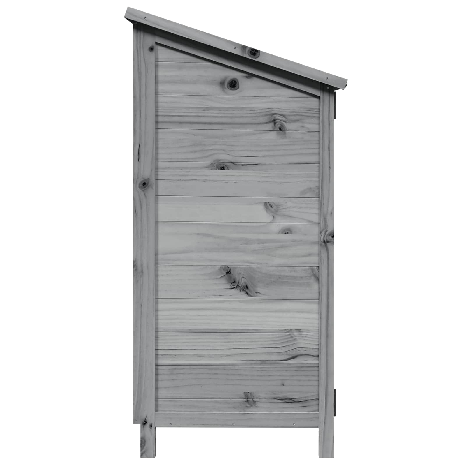 Tuinschuur Grijs 59 x 56 x 113,5 cm Bewerkt hout image 6