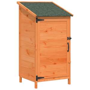 vidaXL Aiashed katusega Pruun 59 x 56 x 113,5 cm Tugev kuusepuit