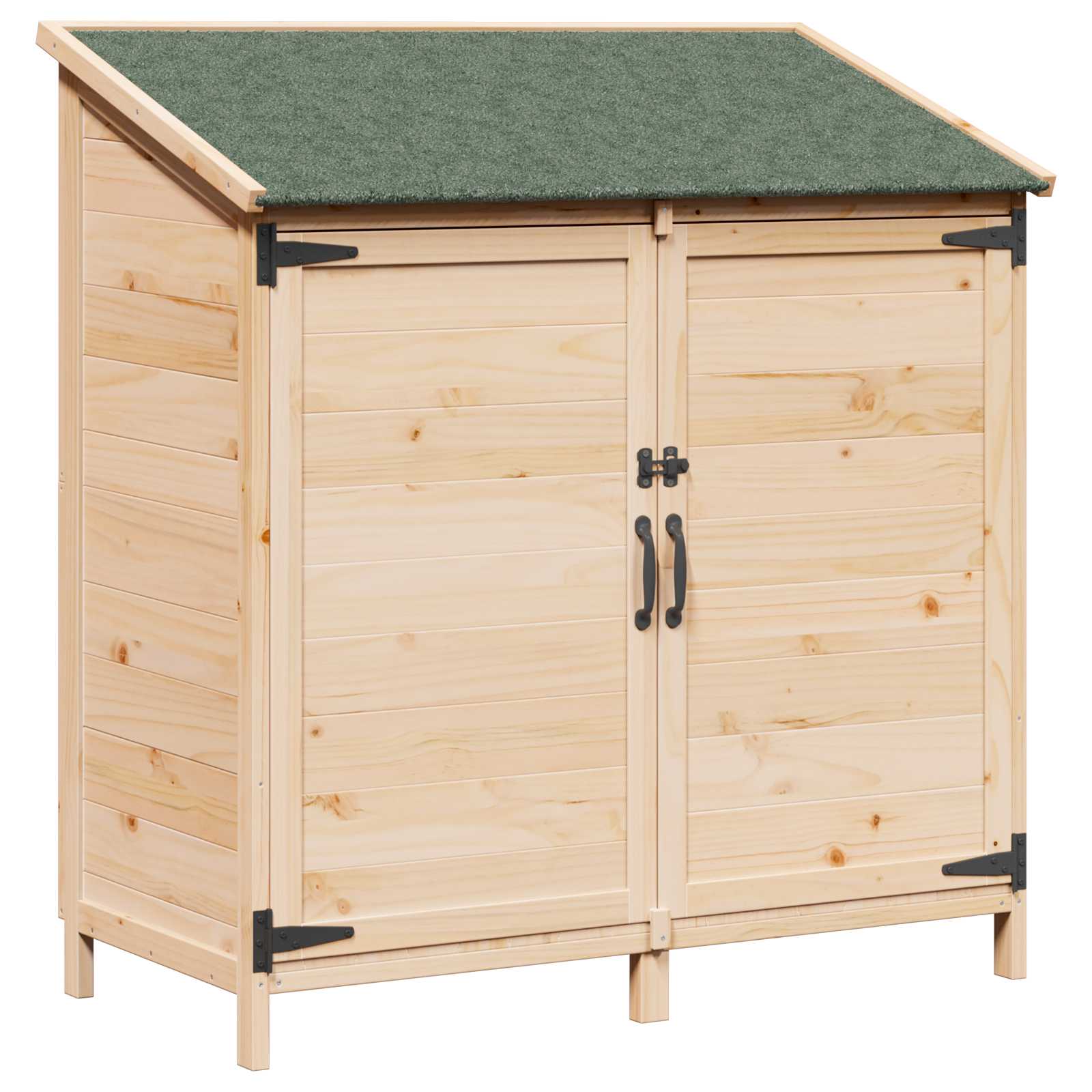 Tuinschuur Naturel 106,5 x 56 x 113,5 cm Bewerkt hout image 2