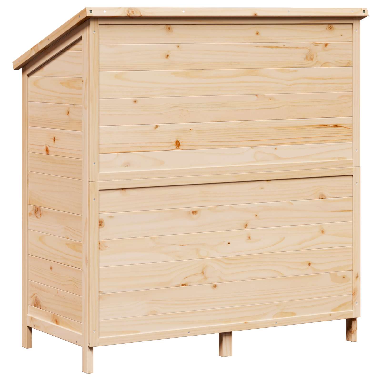 Tuinschuur Naturel 106,5 x 56 x 113,5 cm Bewerkt hout image 6
