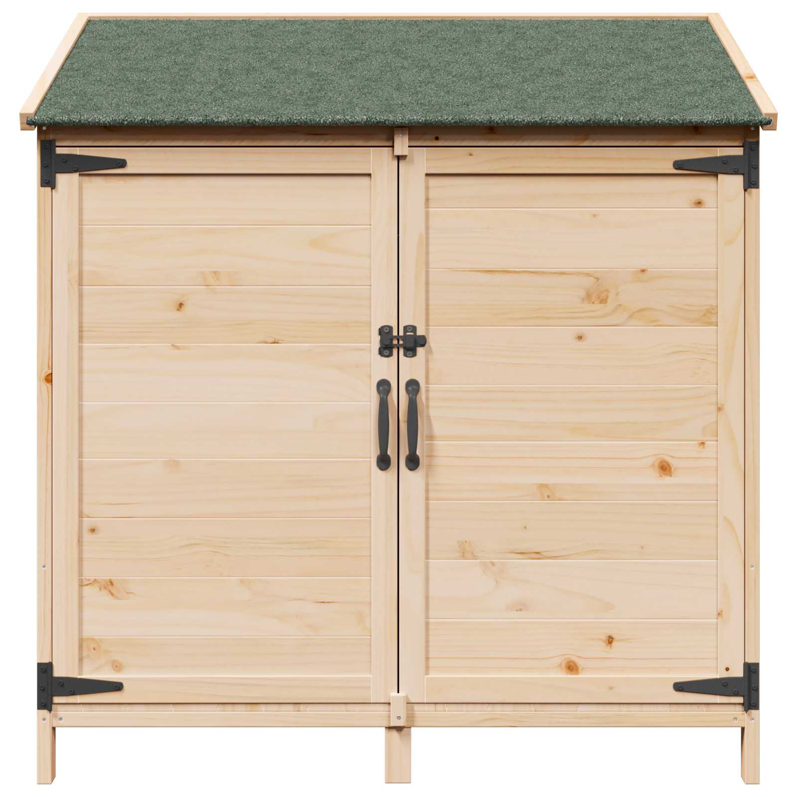 Tuinschuur Naturel 106,5 x 56 x 113,5 cm Bewerkt hout image 4
