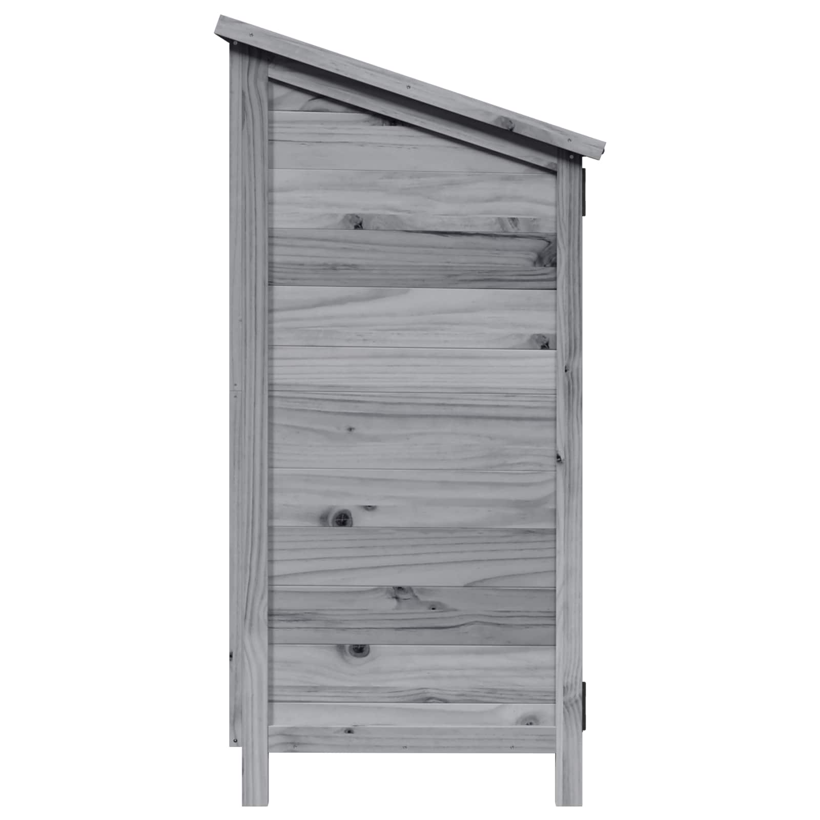 Tuinschuur Grijs 106,5 x 56 x 113,5 cm Bewerkt hout image 6