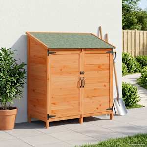 Zahradní shed Hnědá 106,5 x 56 x 113,5 cm Kompozitní dřevo - obrázek 3