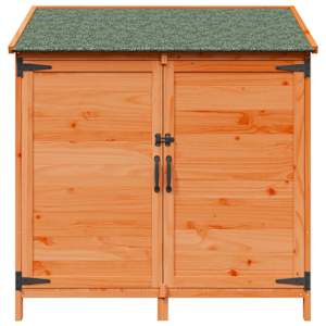 Zahradní shed Hnědá 106,5 x 56 x 113,5 cm Kompozitní dřevo - obrázek 5