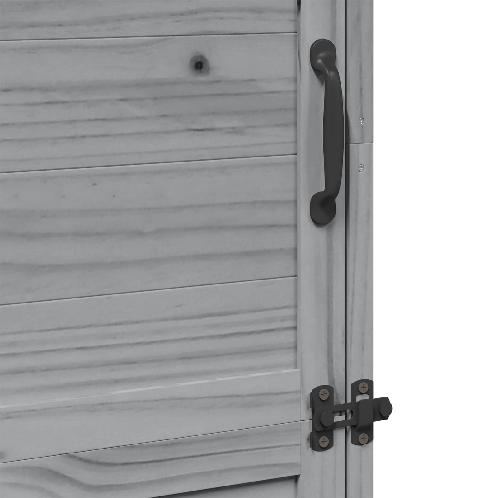 Tuinschuur Grijs 59,5 x 56 x 176,5 cm Bewerkt hout image 9