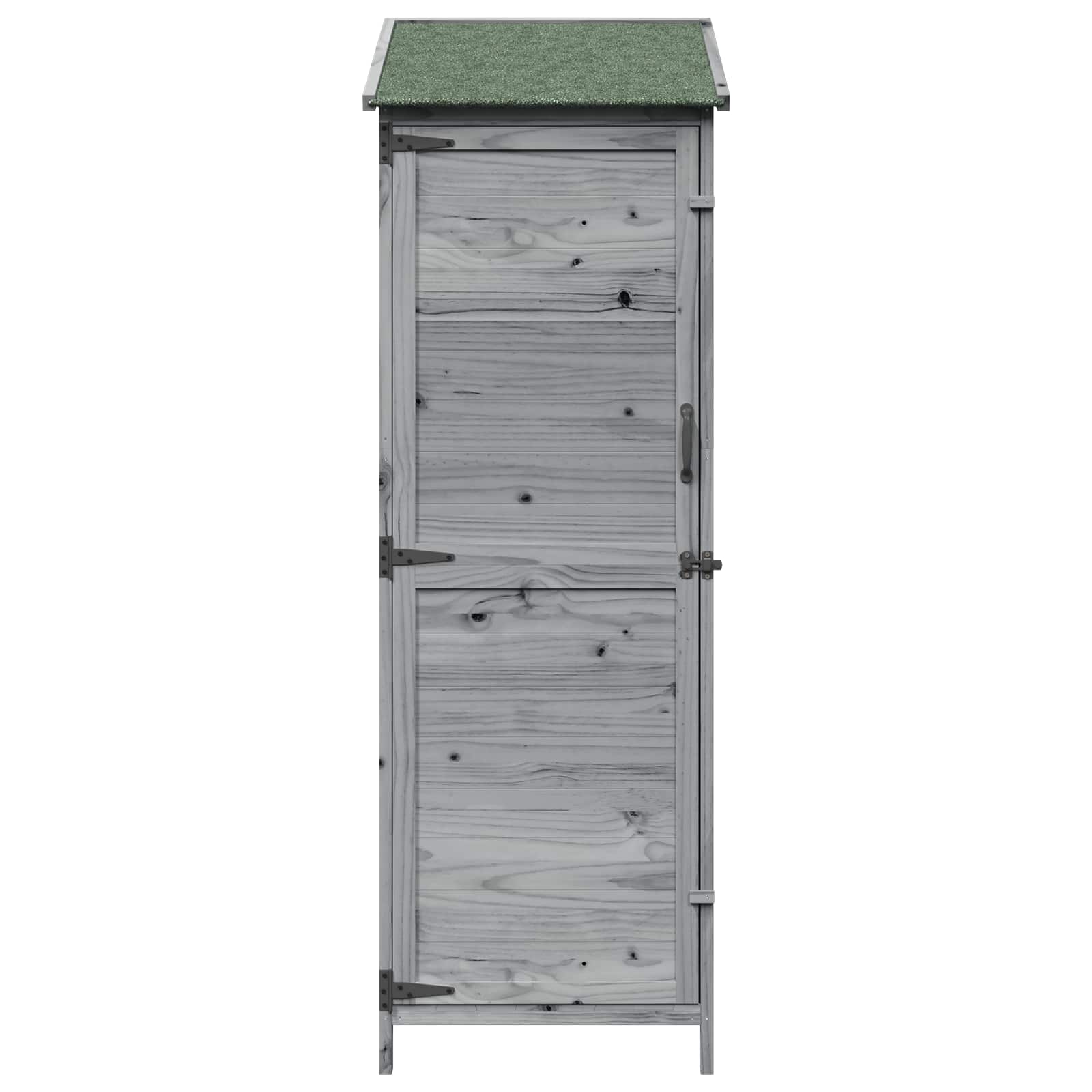 Tuinschuur Grijs 59,5 x 56 x 176,5 cm Bewerkt hout image 5