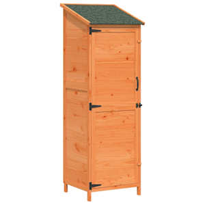 vidaXL Aiashed katusega Pruun 59,5 x 56 x 176,5 cm Tugev kuusepuit