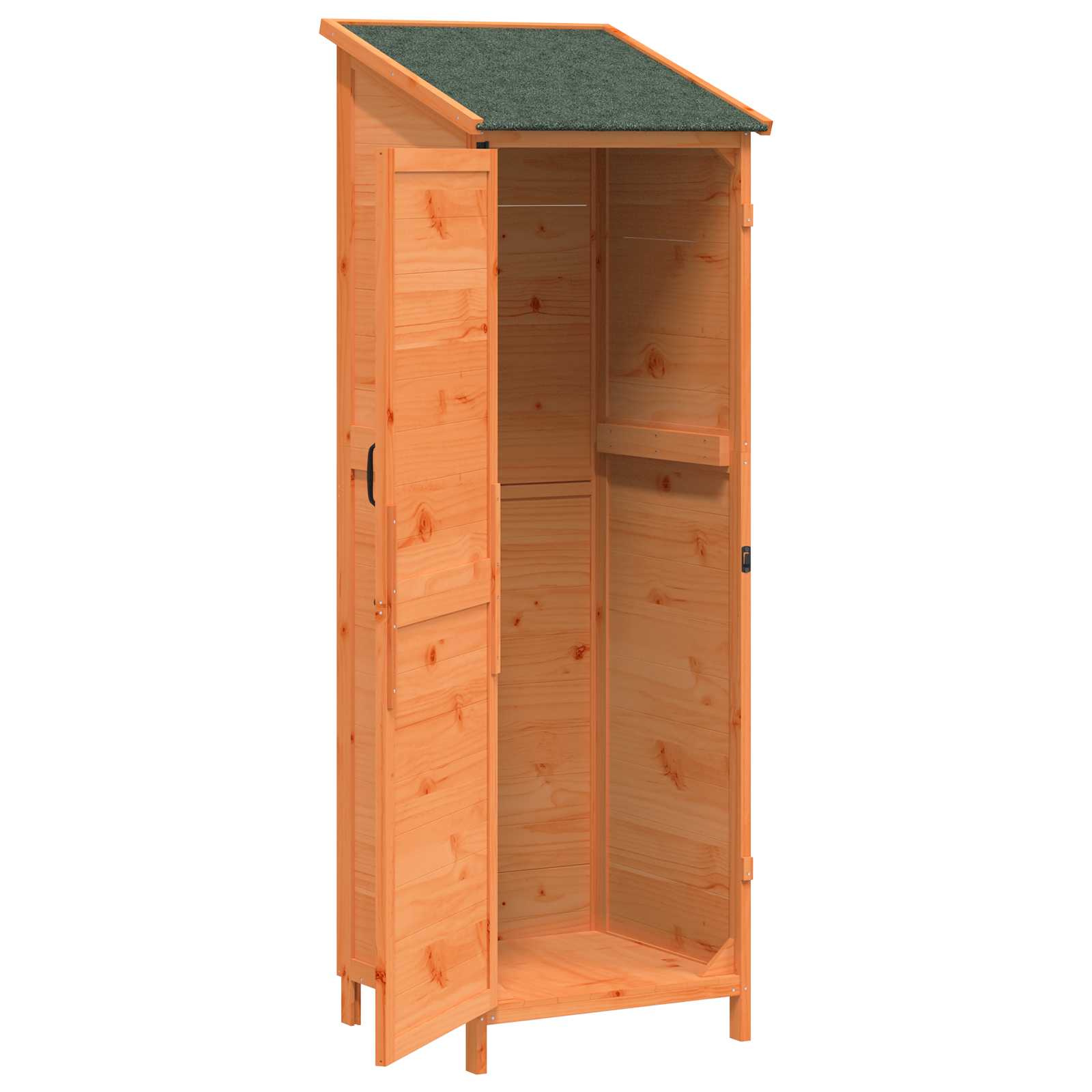 Tuinschuur Bruin 59,5 x 56 x 176,5 cm Bewerkt hout image 4