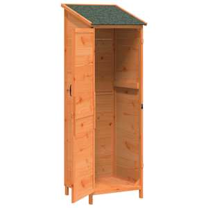 Zahradní shed Hnědá 59,5 x 56 x 176,5 cm Kompozitní dřevo - obrázek 4