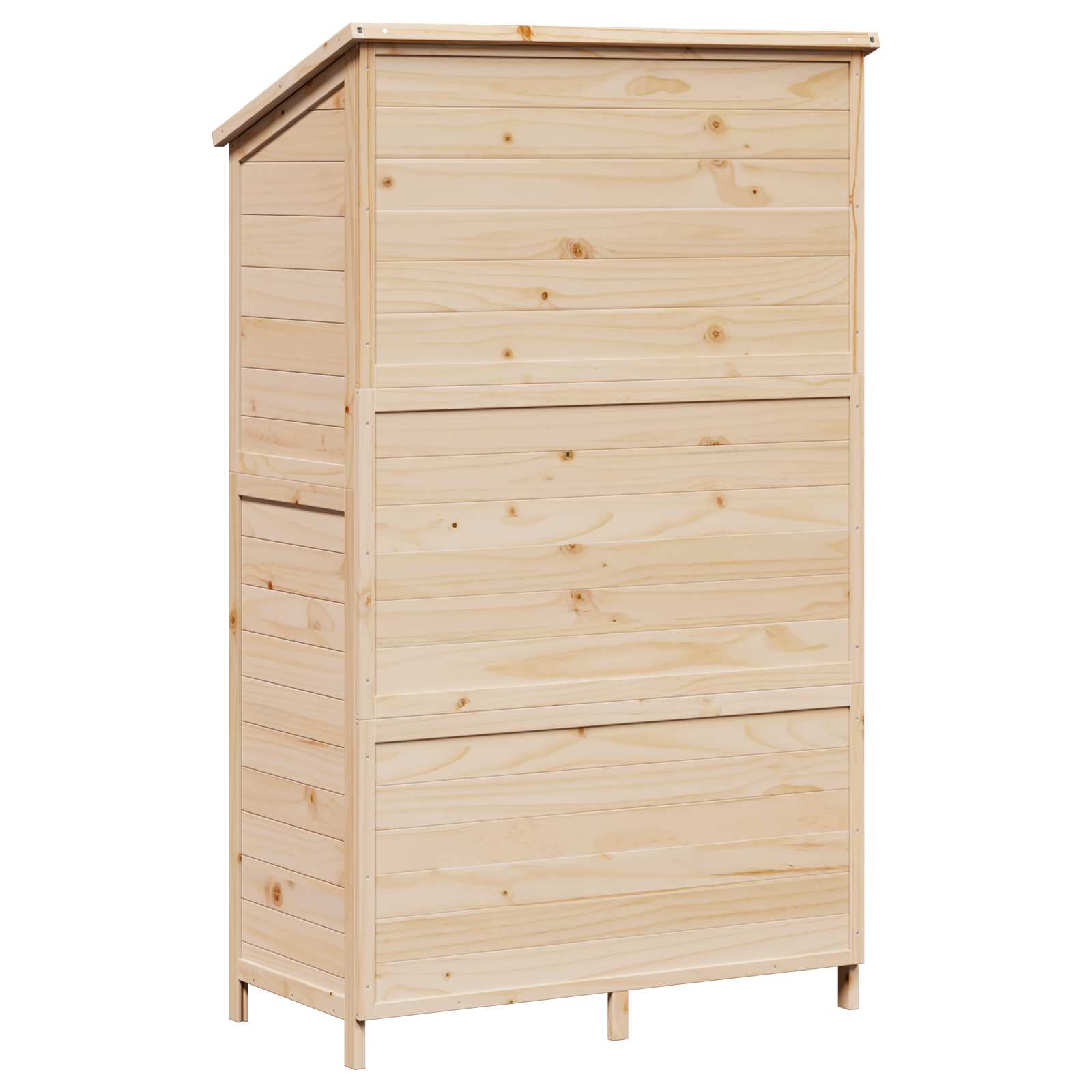 Vrtno skladišče Naravna 106,5 x 56 x 176 cm Inženirski les - slika 6