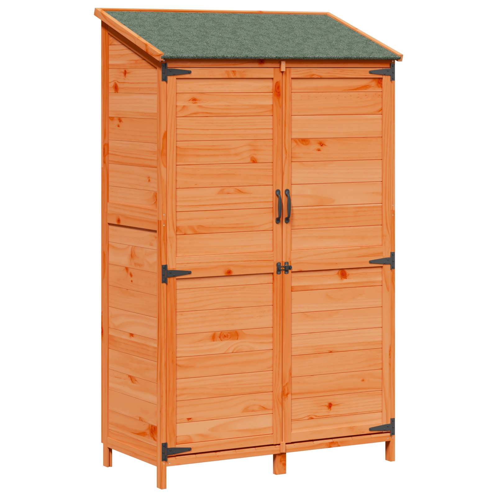 Tuinschuur Bruin 106,5 x 56 x 176 cm Bewerkt hout image 2