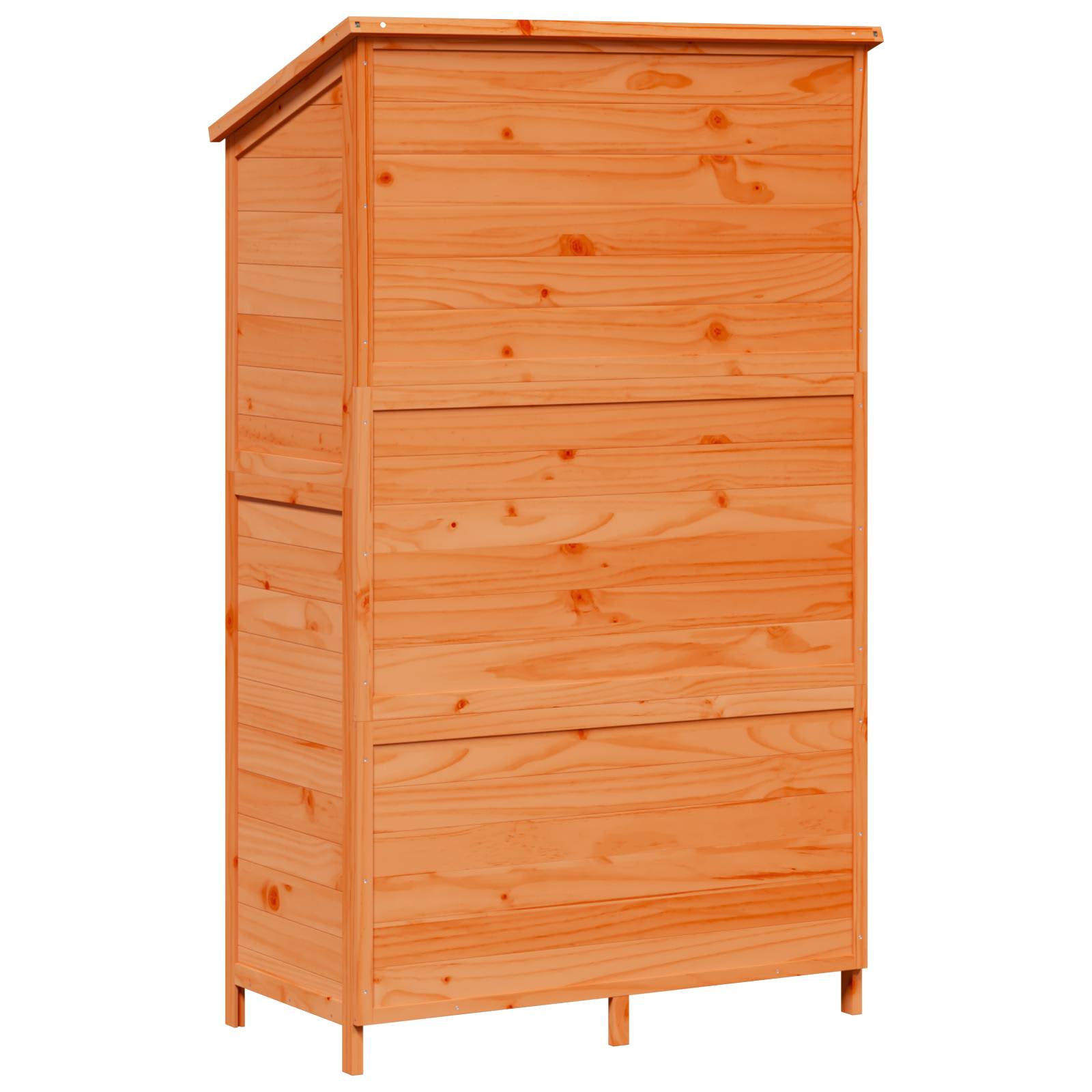 Tuinschuur Bruin 106,5 x 56 x 176 cm Bewerkt hout image 7