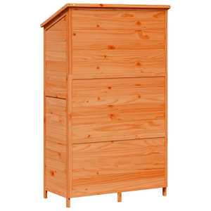 Zahradní shed Hnědá 106,5 x 56 x 176 cm Kompozitní dřevo - obrázek 7