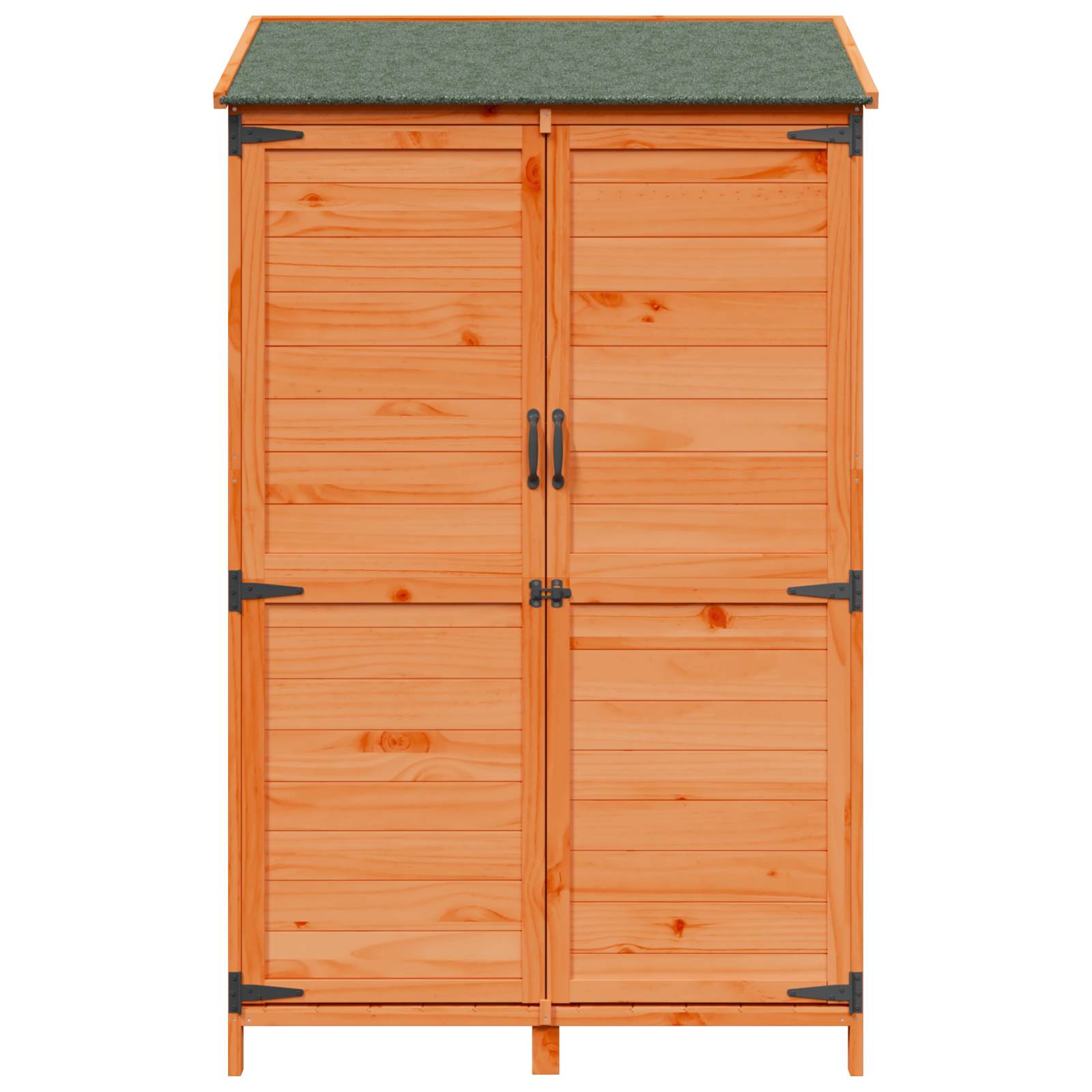 Tuinschuur Bruin 106,5 x 56 x 176 cm Bewerkt hout image 5