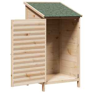 Zahradní shed Přírodní 59 x 56 x 113,5 cm Masivní jedlové dřevo - obrázek 4