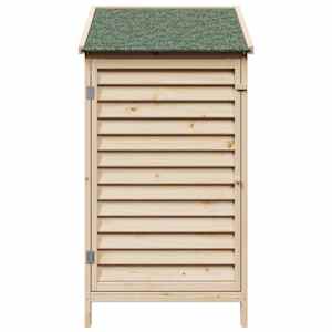 Zahradní shed Přírodní 59 x 56 x 113,5 cm Masivní jedlové dřevo - obrázek 5