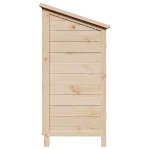 Zahradní shed Přírodní 59 x 56 x 113,5 cm Masivní jedlové dřevo - obrázek 6