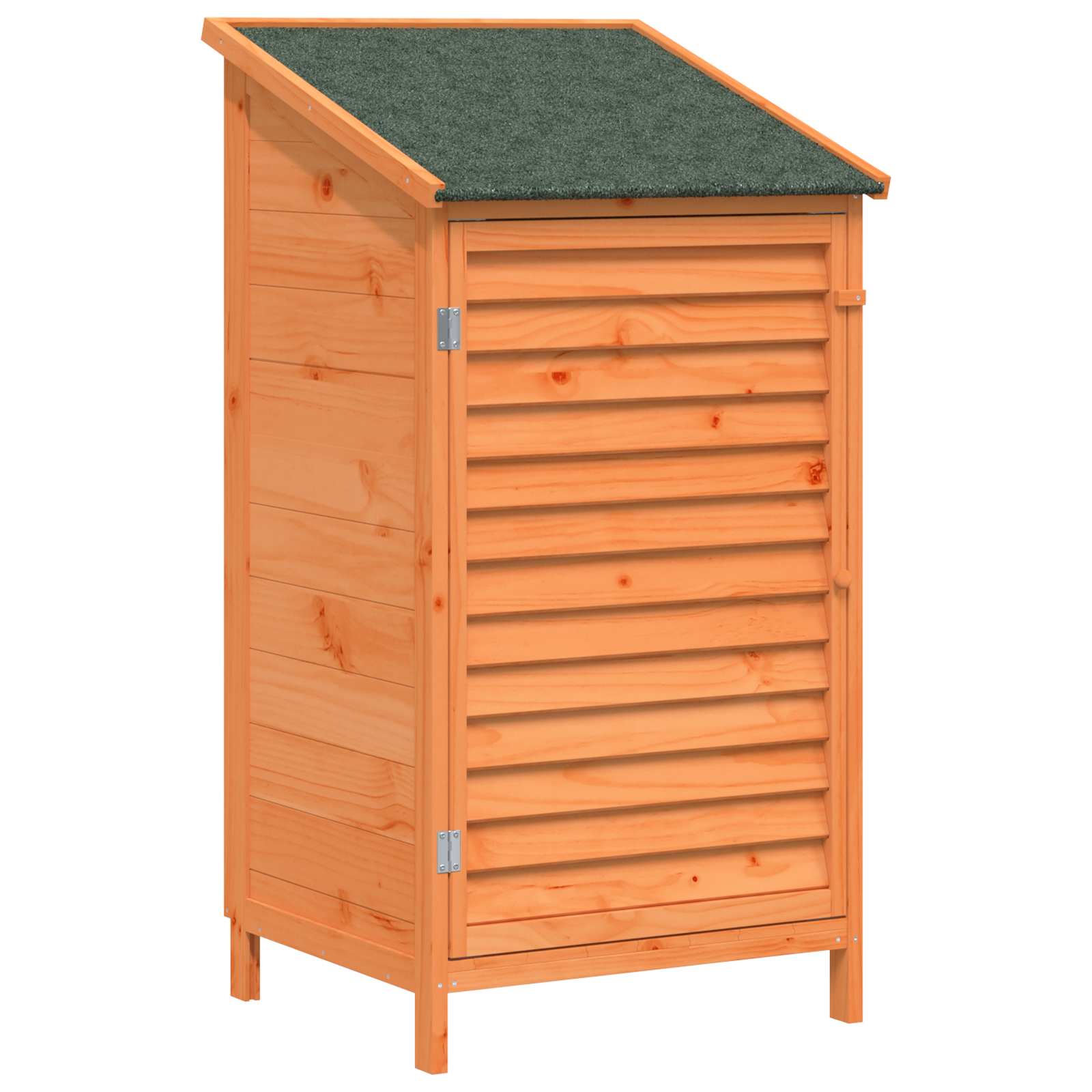 Vrtno skladišče Rjava 59 x 56 x 113,5 cm Trdna smreka - slika 2