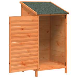 Zahradní shed Hnědá 59 x 56 x 113,5 cm Masivní jedlové dřevo - obrázek 4