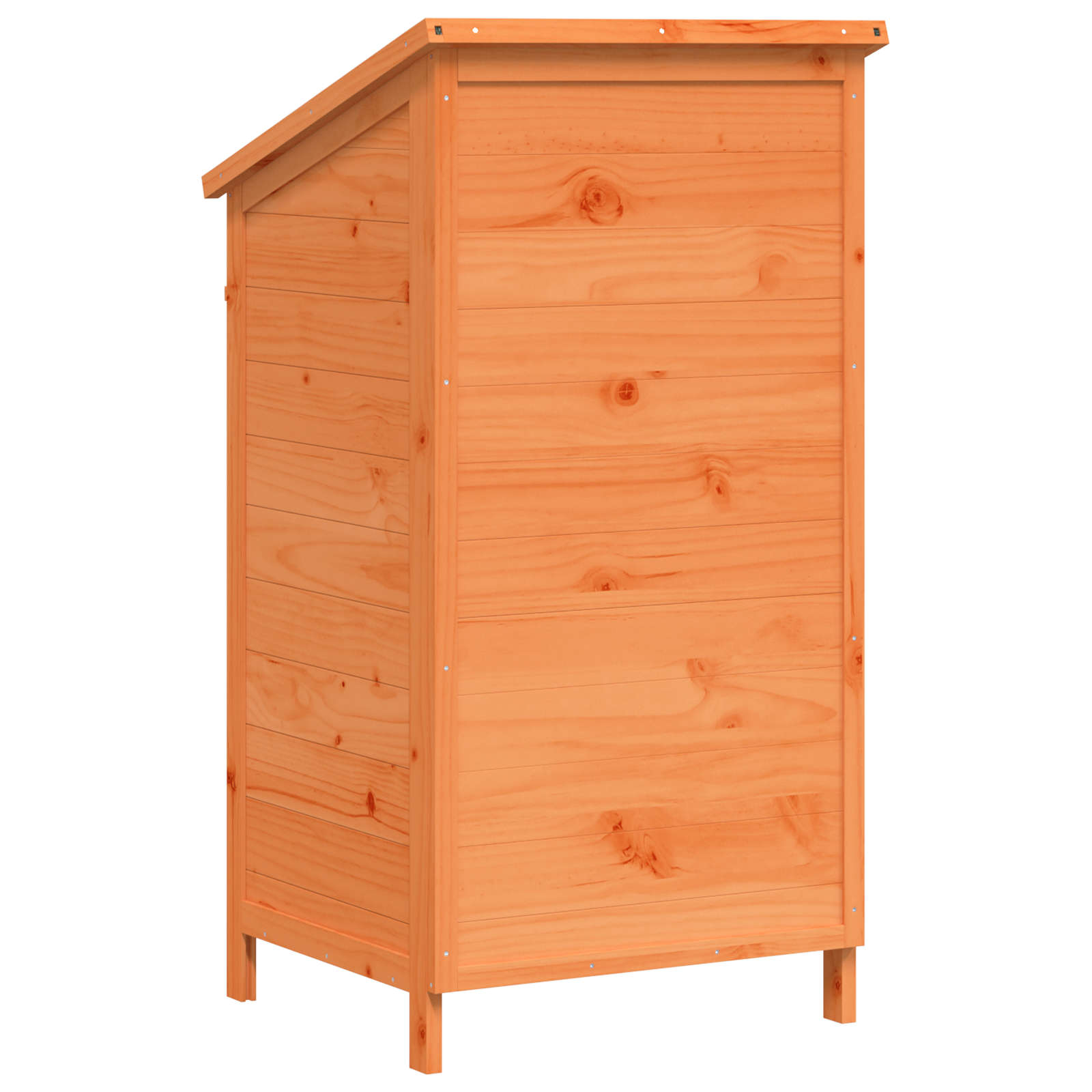 Vrtno skladišče Rjava 59 x 56 x 113,5 cm Trdna smreka - slika 7