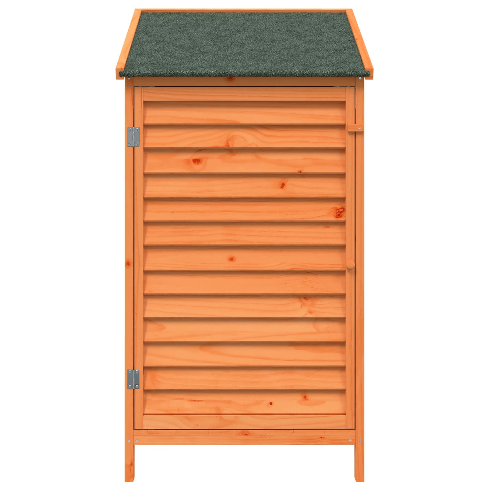 Vrtno skladišče Rjava 59 x 56 x 113,5 cm Trdna smreka - slika 5