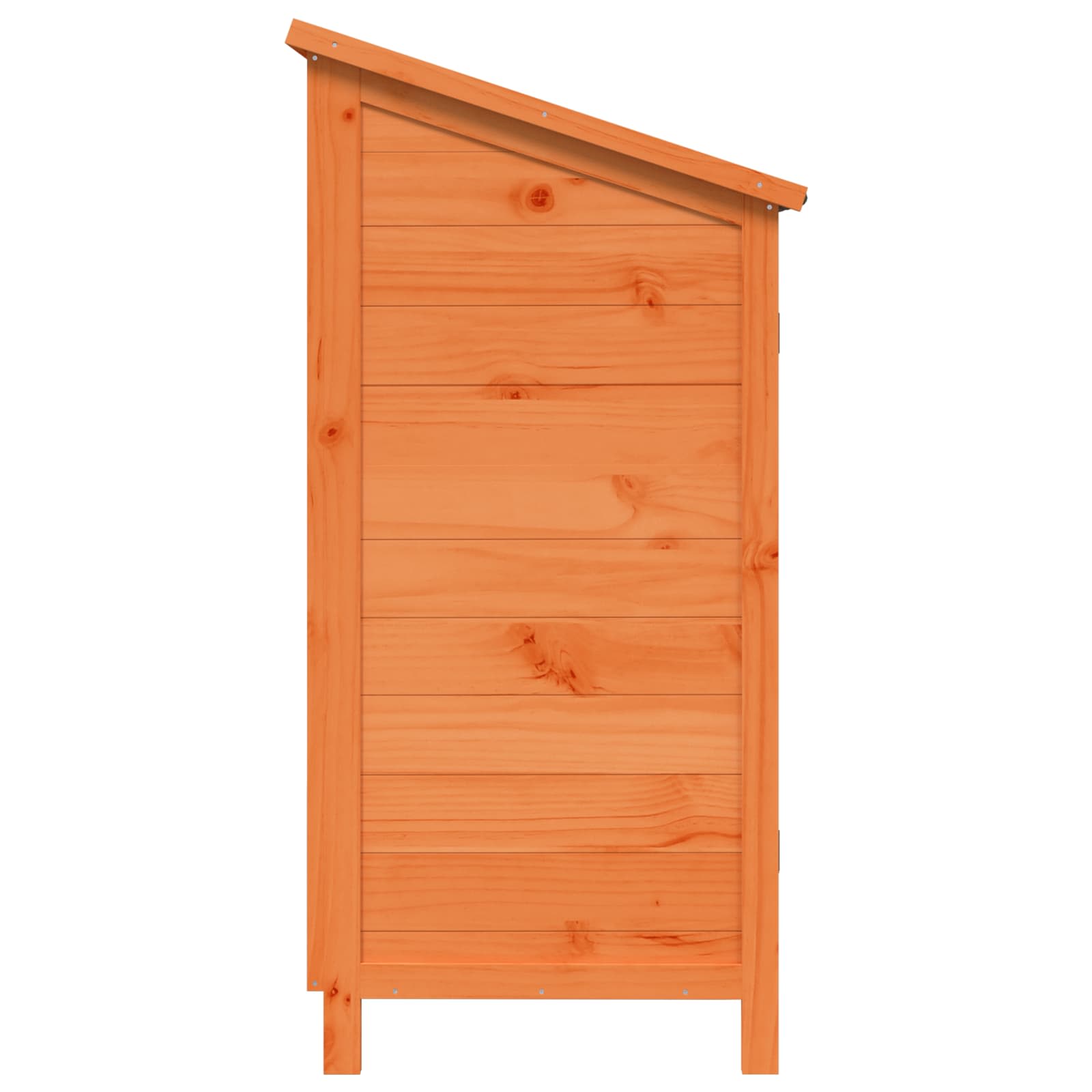 Vrtno skladišče Rjava 59 x 56 x 113,5 cm Trdna smreka - slika 6