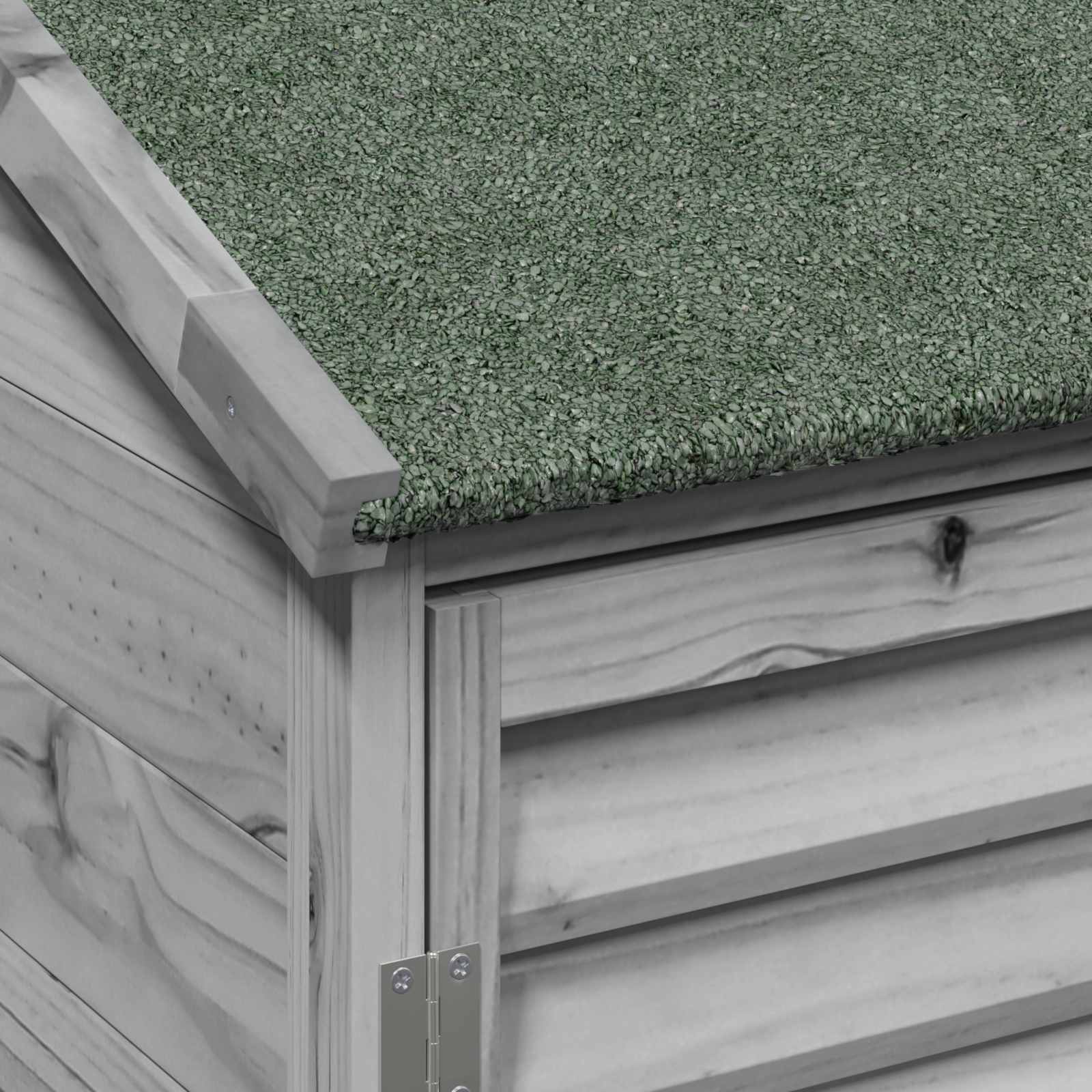 Tuinschuur Grijs 106 x 56 x 113,5 cm Massief Vurenhout image 8
