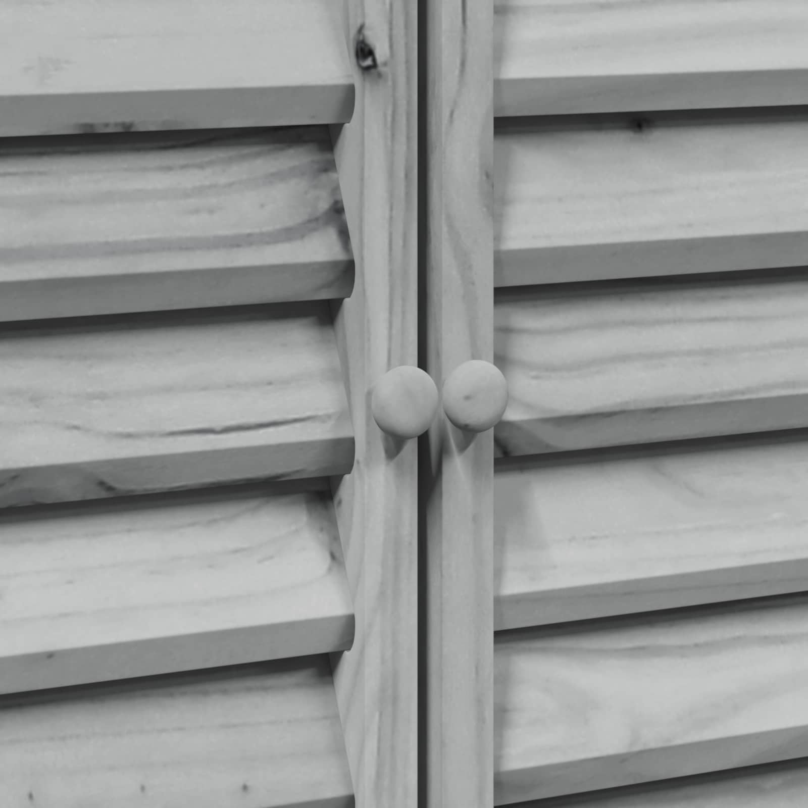 Tuinschuur Grijs 106 x 56 x 113,5 cm Massief Vurenhout image 9