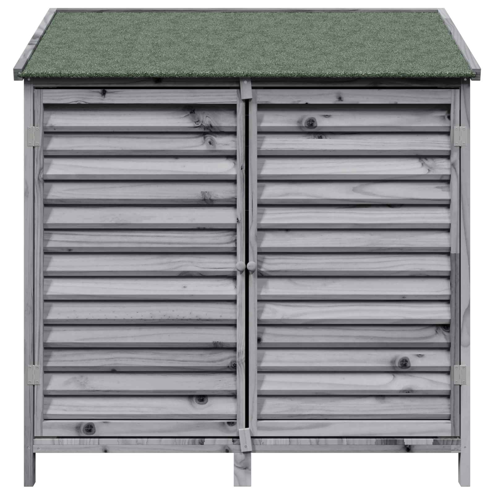 Tuinschuur Grijs 106 x 56 x 113,5 cm Massief Vurenhout image 5