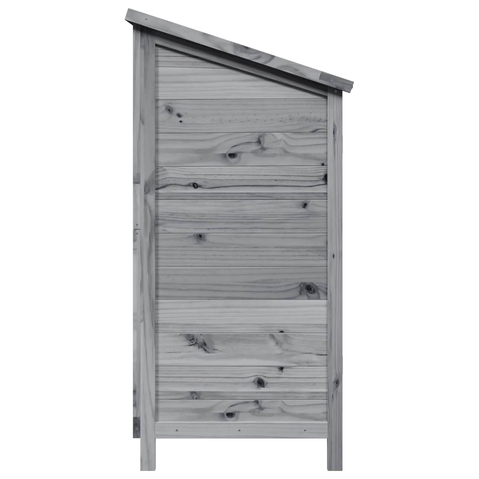 Tuinschuur Grijs 106 x 56 x 113,5 cm Massief Vurenhout image 6