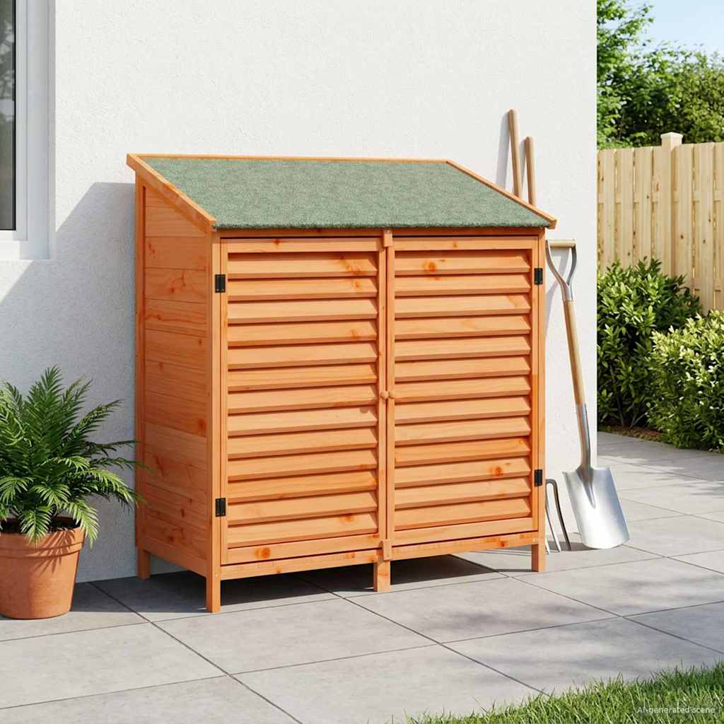 vidaXL Sălaș de grădină Maro 106 x 56 x 113,5 cm Lemn de Brad Solid
