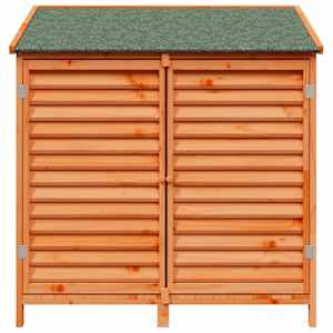 Zahradní shed Hnědá 106 x 56 x 113,5 cm Masivní jedlové dřevo - obrázek 5
